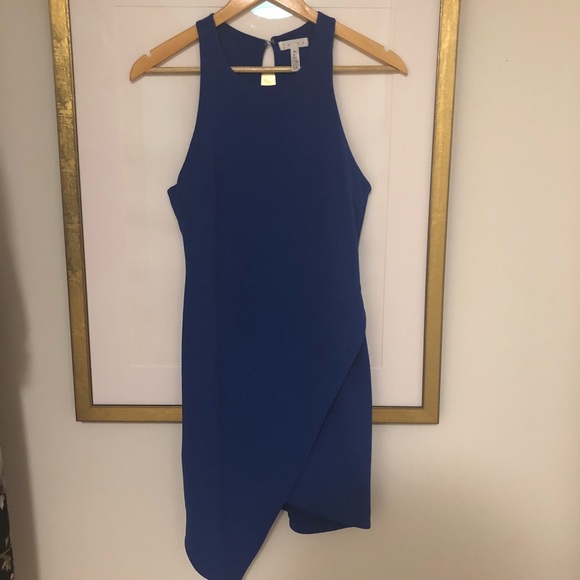 Leith Stretch Crepe Mini Dress - Picture 3 of 8